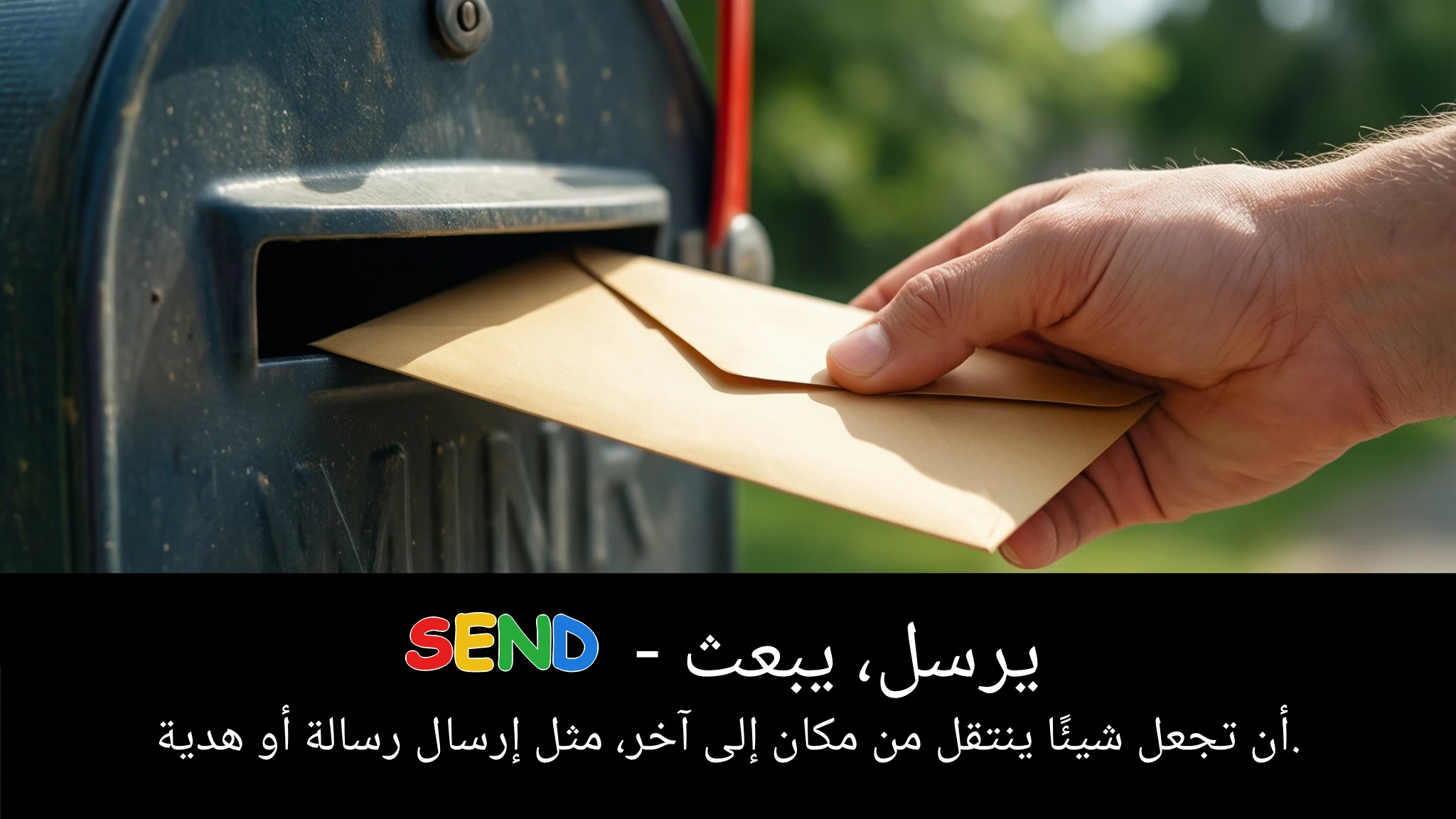 Arabic Illustration for send